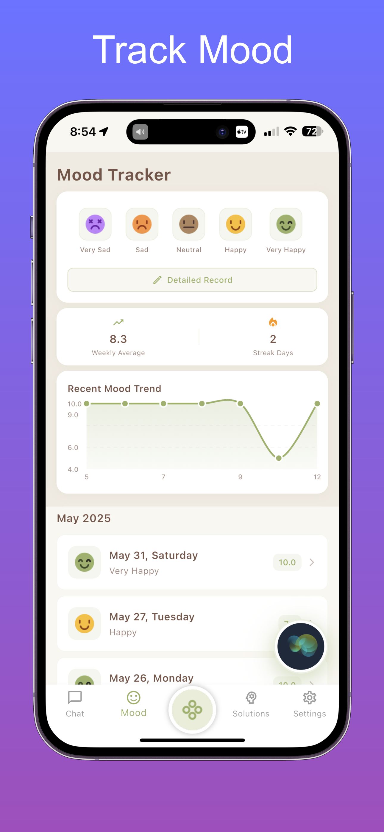 Soully Mood Tracking